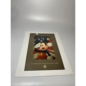 Mickey An American Tradition Salutes America Red, White, & Blue 8x10 Print